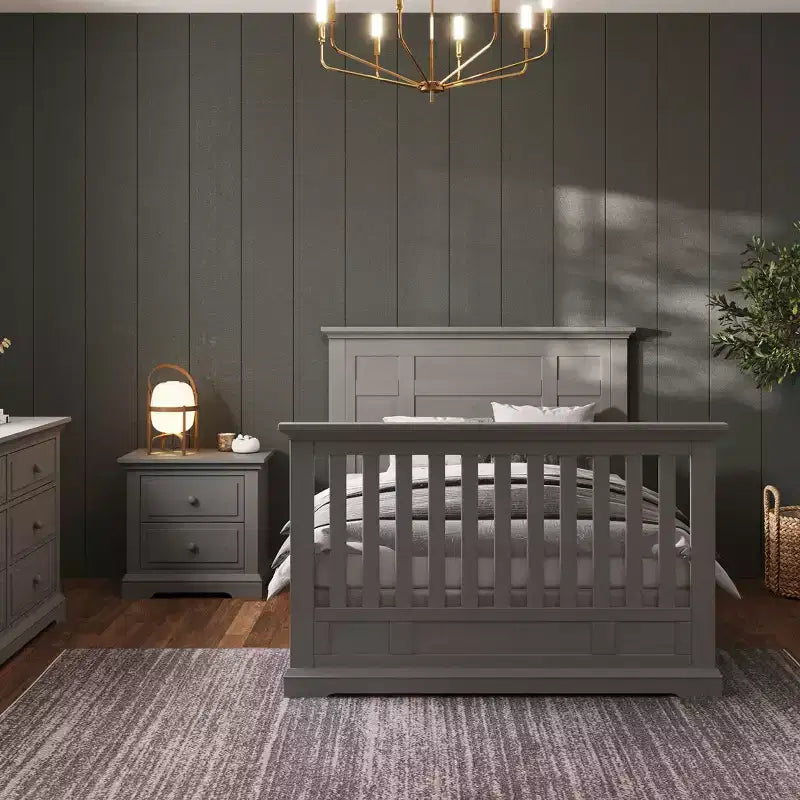 Table de chevet à 2 tiroirs Child Craft Jordyn pour chambre de bébé ou d'enfant, grand tiroir de rangement, en pin robuste, finition non toxique et sans danger pour les bébés