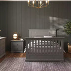 Table de chevet à 2 tiroirs Child Craft Jordyn pour chambre de bébé ou d'enfant, grand tiroir de rangement, en pin robuste, finition non toxique et sans danger pour les bébés