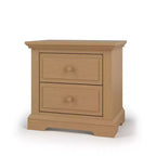 Table de chevet à 2 tiroirs Child Craft Jordyn pour chambre de bébé ou d'enfant, grand tiroir de rangement, en pin robuste, finition non toxique et sans danger pour les bébés