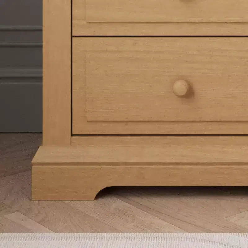 Table de chevet à 2 tiroirs Child Craft Jordyn pour chambre de bébé ou d'enfant, grand tiroir de rangement, en pin robuste, finition non toxique et sans danger pour les bébés