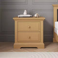 Child Craft Jordyn 2 Drawer Nightstand for Nursery or Bedroom, Large Storage Drawer, Made of Sturdy Pinewood, Non-Toxic, Baby Safe Finish