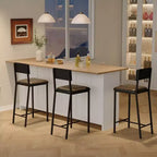 Ensemble table à manger pour 2, table hauteur comptoir avec 2 chaises rembourrées et étagères de rangement, ensemble bistrot table et chaises pour 2