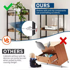Étagère industrielle triple à 5 niveaux, bibliothèque en bois avec 14 étagères ouvertes, cadre en métal robuste, étagère de rangement pour salon, chambre à coucher, bureau à domicile