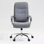TUYOHW Chaises de Bureau Confortables en Peluche avec Cadre en Acier Robuste, Chaise d'Ordinateur Pivotante en Coton, Dossier Haut et Douce pour la Peau, Chaise PC Ergonomique