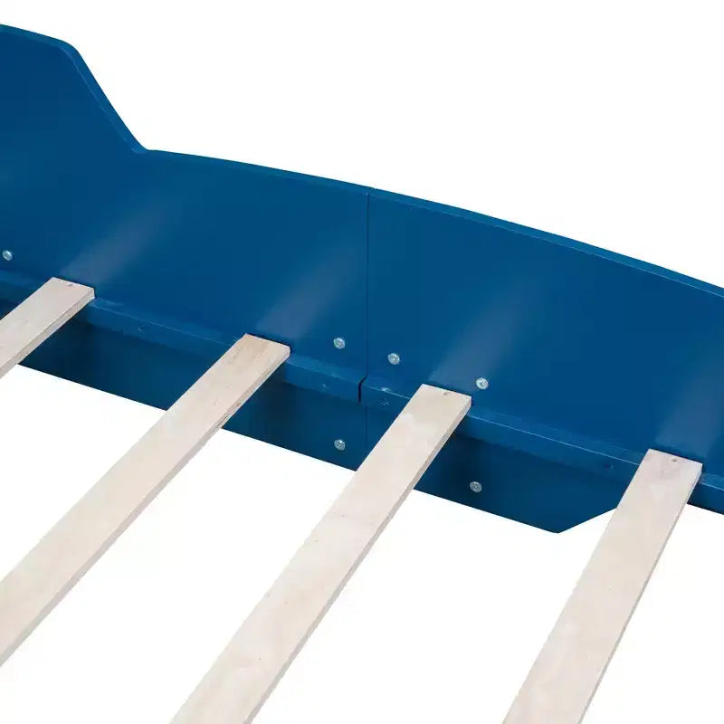 Lit de voiture pour enfants Luxystar avec étagères de rangement