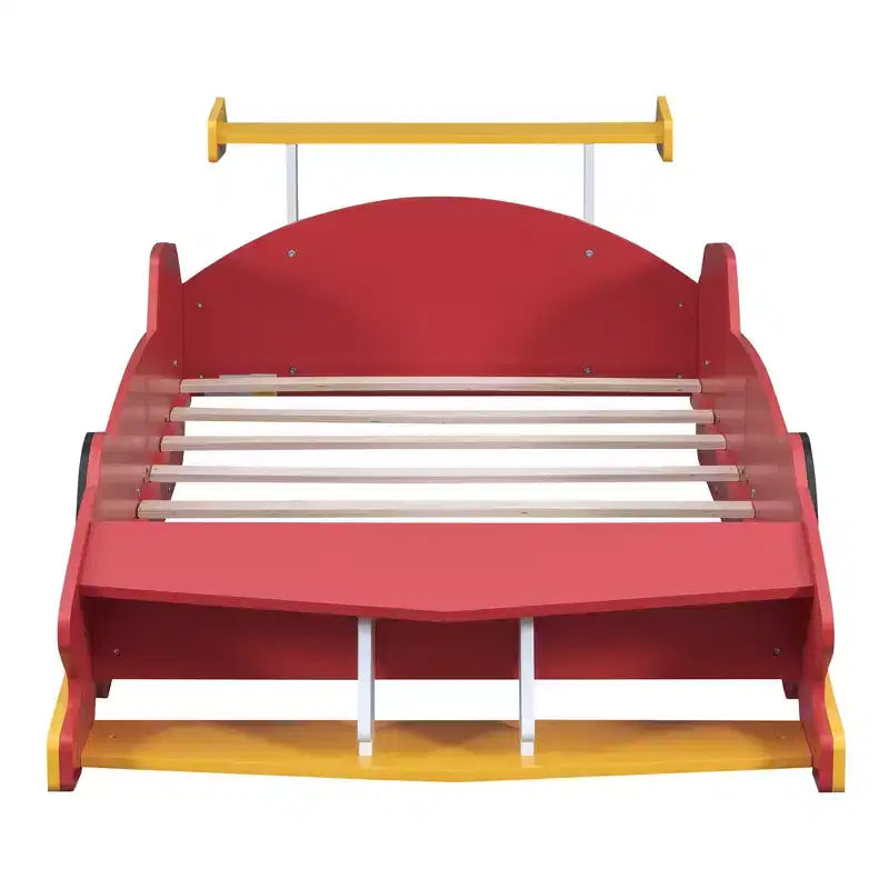 Lit de voiture pour enfants Luxystar avec étagères de rangement