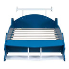 Lit de voiture pour enfants Luxystar avec étagères de rangement