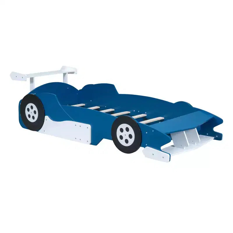 Lit de voiture pour enfants Luxystar avec étagères de rangement
