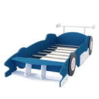 Lit de voiture pour enfants Luxystar avec étagères de rangement