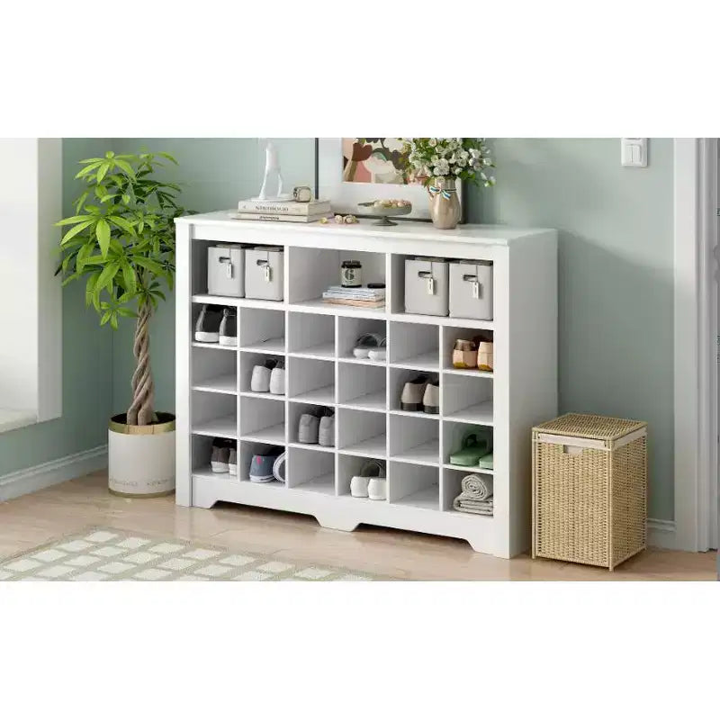 Armoire à chaussures moderne et multifonctionnelle (Panneau de particules),