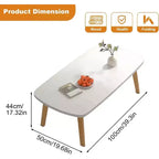 Table basse pliante en bois peu encombrante | Bureau portable/d'étude bas (100x50cm) | Pour bureau, dortoir et petits espaces de vie