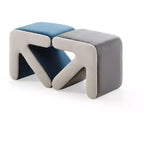 TUYOHW Pouf Flèche Créatif Moderne avec Banc d'entrée Rembourré en Velours pour Enfants, Repose-pieds Design Artisanat pour Salon, Chambre