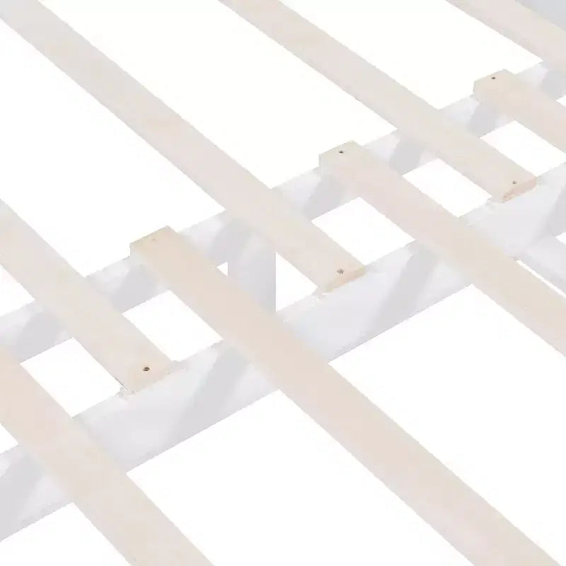 Lit de repos moderne en bois Luxystar avec lit gigogne et 2 tiroirs de rangement pour le salon