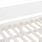 Lit de repos moderne en bois Luxystar avec lit gigogne et 2 tiroirs de rangement pour le salon