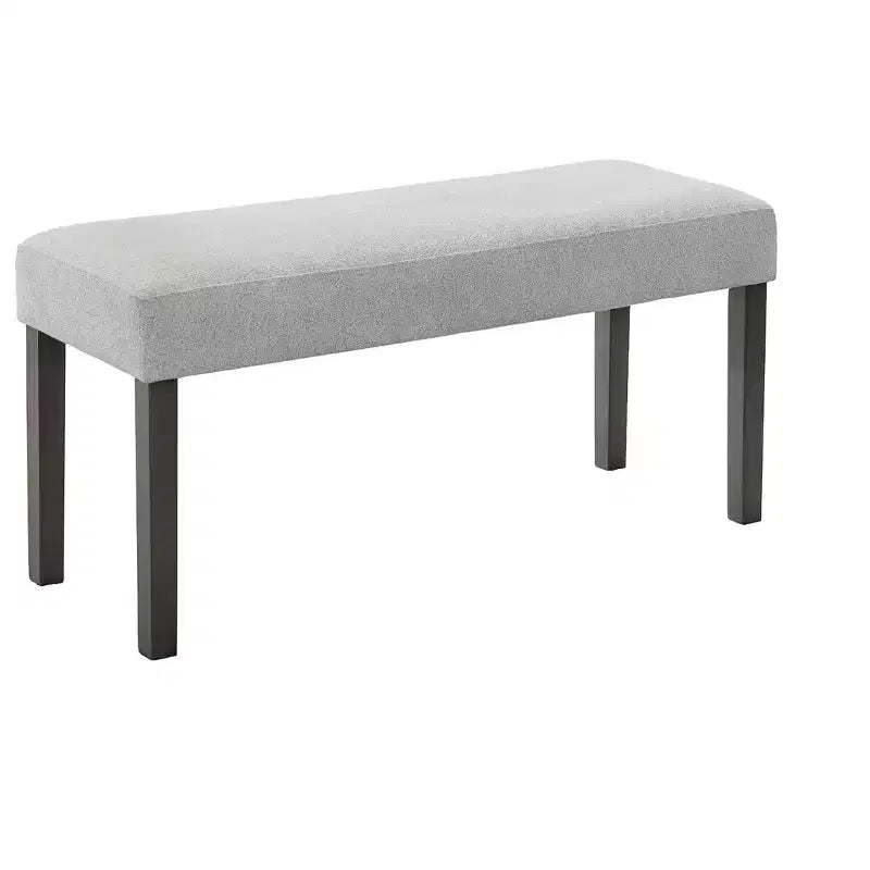TUYOHW 40 Banc moderne avec banc à chaussures rembourré pour entrée avec cadre en bois Chaises de salle à manger Banc polyvalent pour pied de lit pour salon, chambre à coucher