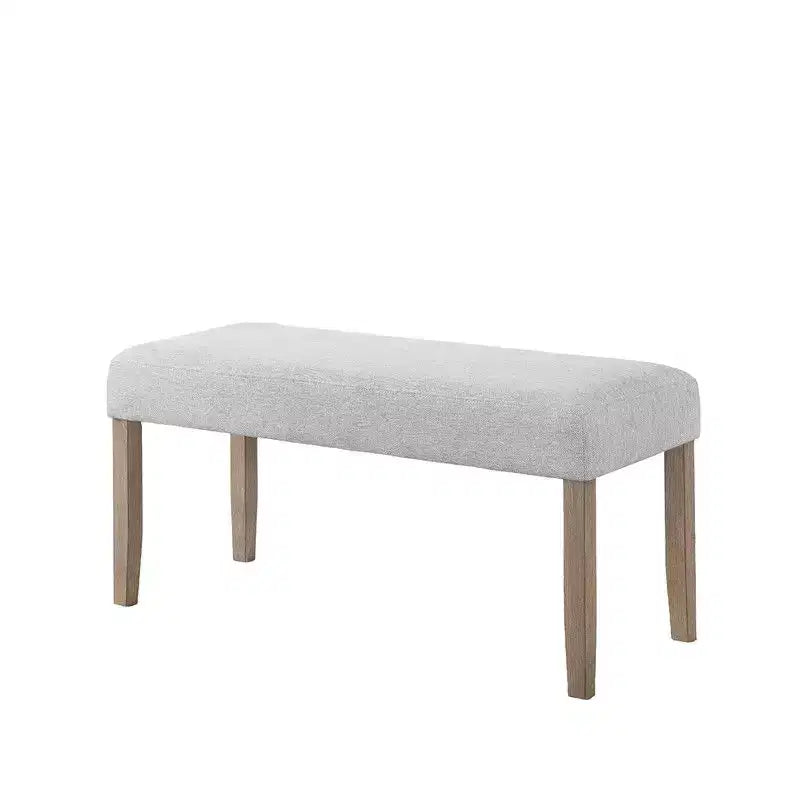 TUYOHW 40 Banc moderne avec banc à chaussures rembourré pour entrée avec cadre en bois Chaises de salle à manger Banc polyvalent pour pied de lit pour salon, chambre à coucher