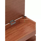 Banc à chaussures en bois massif TUYOHW 550 lb, étagère à chaussures robuste pour porte d'entrée, organisateur de chaussures multi-usage pour couloir et allée