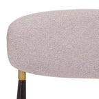 Chaise de salle à manger Covelle - Lot de 2 - DCH6400 - Noir Or/Gris tourterelle - Safavieh