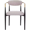 Covelle Dining Arm Chair - Set of 2 - DCH6401 - Black Gold/Dove Grey - Safavieh