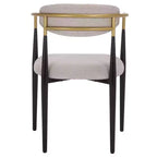 Chaise de salle à manger Covelle - Lot de 2 - DCH6401 - Noir Or/Gris Colombe - Safavieh