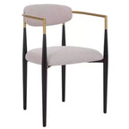 Chaise de salle à manger Covelle - Lot de 2 - DCH6401 - Noir Or/Gris Colombe - Safavieh