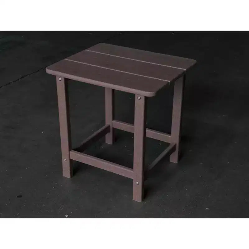 HDPE Outdoor Square Small Side Table,