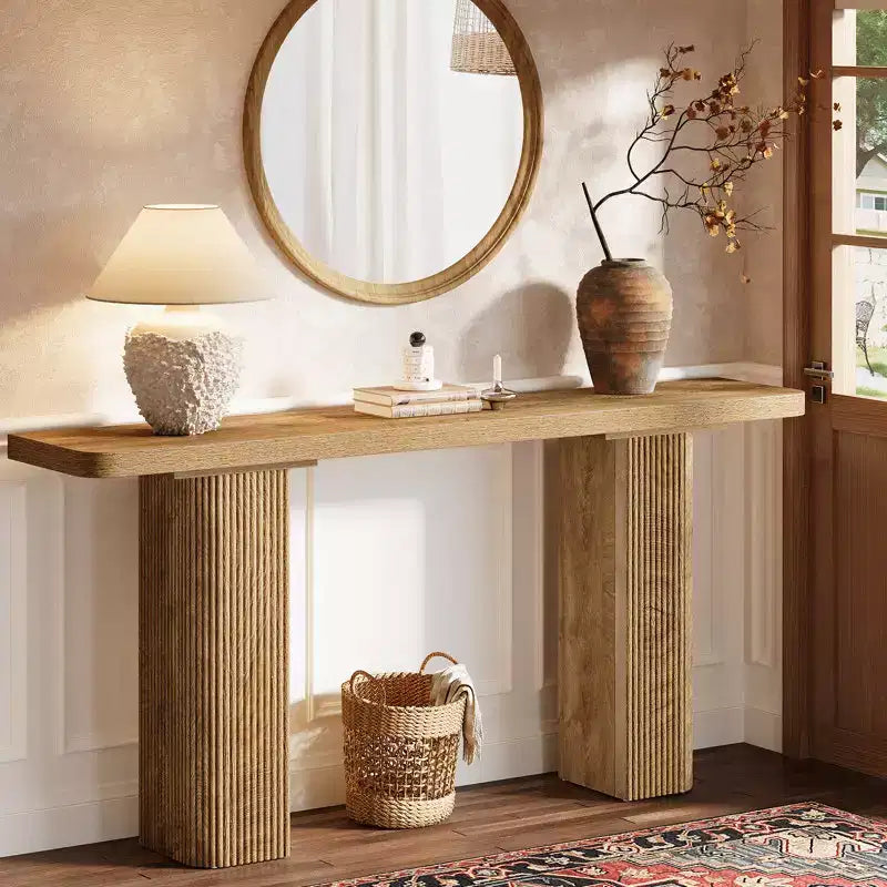 Table console d'entrée Lantine de 160 cm de long