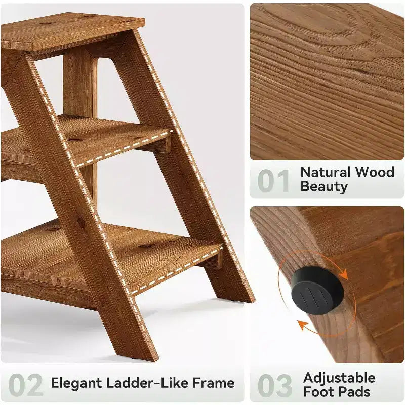 Table d'appoint ronde Lantine, table d'appoint de style fermier avec cadre creux en métal blanc, petite table de chevet pour salon, chambre à coucher, montage facile