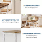 Ensemble table et chaises de salle à manger 2 places, ensemble table et 2 chaises, ensemble table à manger 3 pièces avec pieds de table en spirale pour petits espaces, cuisine, appartement