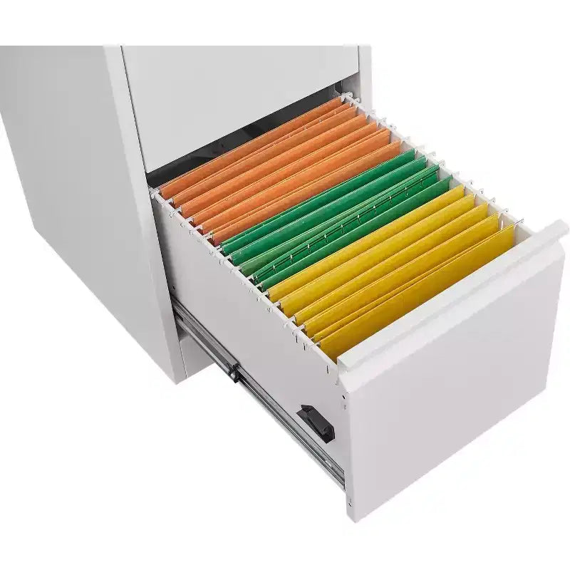 Classeur à 4 tiroirs avec serrure, armoire de classement verticale robuste pour bureau à domicile, armoire de rangement pour fichiers de format Lettre/Légal/A4/F4