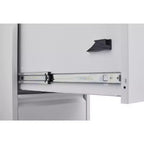 Classeur à 4 tiroirs avec serrure, armoire de classement verticale robuste pour bureau à domicile, armoire de rangement pour fichiers de format Lettre/Légal/A4/F4
