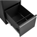 Classeur à 4 tiroirs avec serrure, armoire de classement verticale robuste pour bureau à domicile, armoire de rangement pour fichiers de format Lettre/Légal/A4/F4