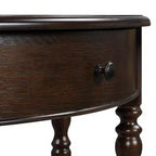 Console d'entrée Polibi Farmhouse Crescent avec tiroir et étagère