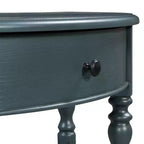 Console d'entrée Polibi Farmhouse Crescent avec tiroir et étagère