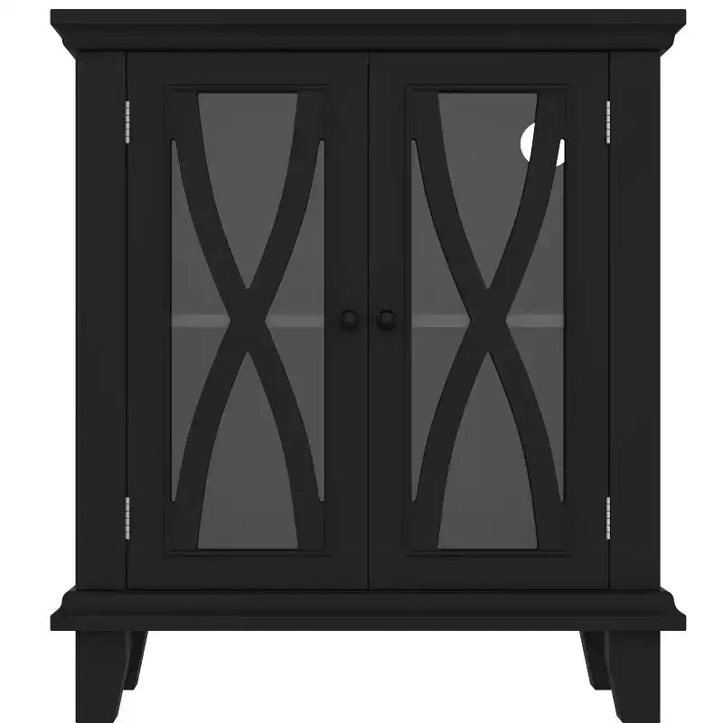 Meuble d'aquarium en bois GDFStudio Fanny Farmhouse avec prises électriques et étagères réglables