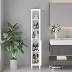 sumyeg 66,92 pouces Meuble Colonne de Salle de Bain Slim avec Étagères Réglables et 1 Porte