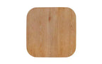 Table de cuisine en bois massif TUYOHW pour 2 à 4 personnes, table à manger carrée de 89 cm avec pieds évasés coniques, table minimaliste pour salon, appartement, petits espaces