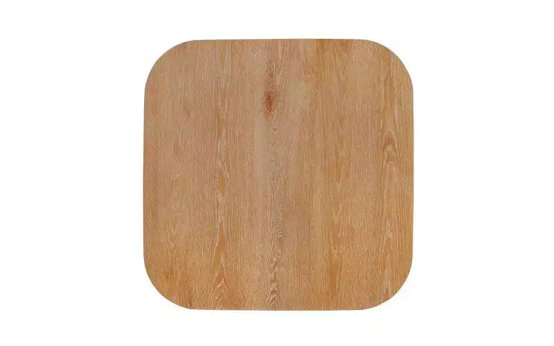 Table de cuisine en bois massif TUYOHW pour 2 à 4 personnes, table à manger carrée de 89 cm avec pieds évasés coniques, table minimaliste pour salon, appartement, petits espaces