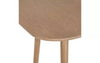Table de cuisine en bois massif TUYOHW pour 2 à 4 personnes, table à manger carrée de 89 cm avec pieds évasés coniques, table minimaliste pour salon, appartement, petits espaces