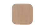 Table de cuisine en bois massif TUYOHW pour 2 à 4 personnes, table à manger carrée de 89 cm avec pieds évasés coniques, table minimaliste pour salon, appartement, petits espaces