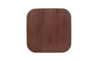 Table de cuisine en bois massif TUYOHW pour 2 à 4 personnes, table à manger carrée de 89 cm avec pieds évasés coniques, table minimaliste pour salon, appartement, petits espaces