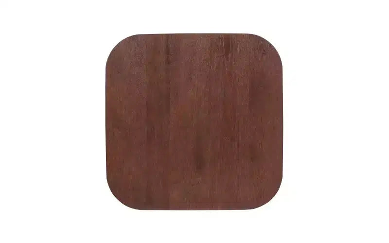 Table de cuisine en bois massif TUYOHW pour 2 à 4 personnes, table à manger carrée de 89 cm avec pieds évasés coniques, table minimaliste pour salon, appartement, petits espaces