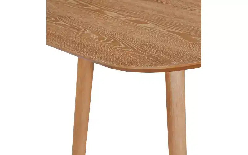 Table de cuisine en bois massif TUYOHW pour 2 à 4 personnes, table à manger carrée de 89 cm avec pieds évasés coniques, table minimaliste pour salon, appartement, petits espaces