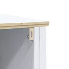 vidaXL Meuble sous-vasque BERG pour salle de bain Armoire de toilette en pin massif