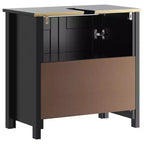 vidaXL Meuble sous-vasque BERG pour salle de bain Armoire de toilette en pin massif
