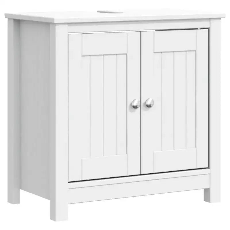 vidaXL Meuble sous-vasque BERG pour salle de bain Armoire de toilette en pin massif