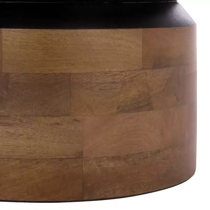 Table d'appoint ronde Zorro - ACC3254 - Noyer - Safavieh