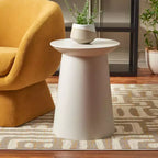 Table d'appoint ronde Rivia - ACC4613 - Gris chaud - Safavieh