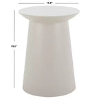 Table d'appoint ronde Rivia - ACC4613 - Gris chaud - Safavieh