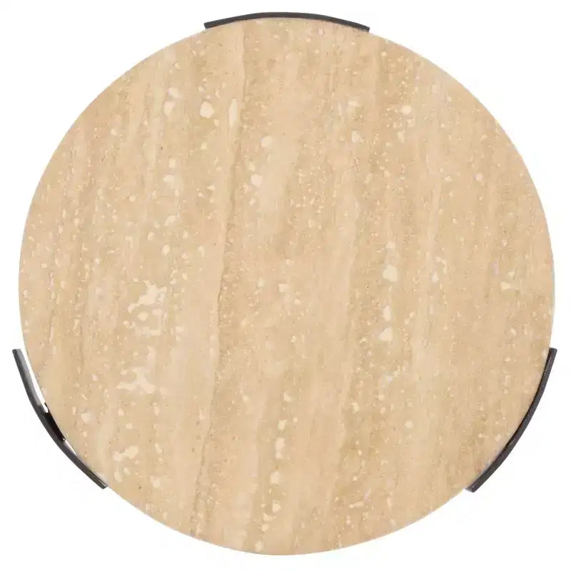 Table d'appoint Abama Marble - ACC5516 - Ivoire/Noir - Safavieh